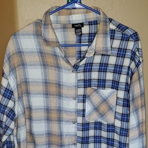 Rue 21 long sleeve flannel shirt